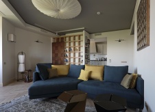 Фото интерьера гостиной квартиры в современном стиле