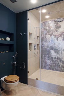 Фото интерьера санузла квартиры в современном стиле