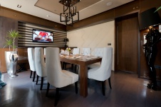 Фото интерьера банкетного зала ресторана в современном стиле