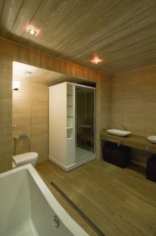 Фото интерьера саунны в стиле минимализм