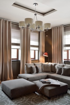 Фото интерьера зоны отдыха дома в стиле фьюжн