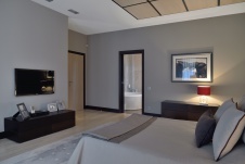 Фото интерьера спальни дома в стиле фьюжн