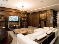 Фото интерьера зоны отдыха небольшой современной квартиры