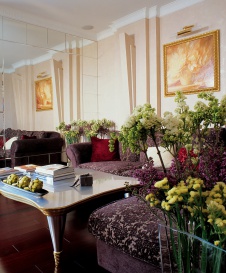 Фото интерьера зоны отдыха квартира в стиле фьюжн