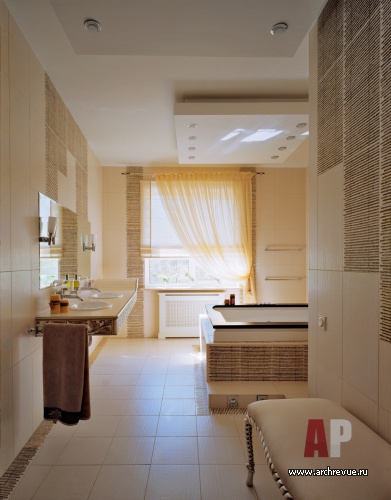 Фото интерьера ванной квартира в стиле фьюжн