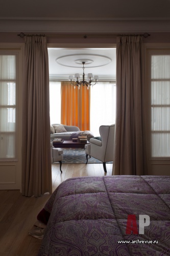 Фото интерьера спальни квартиры в стиле Прованс