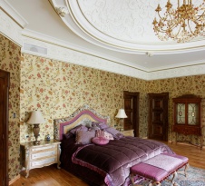 Фото интерьера спальни загородного дома