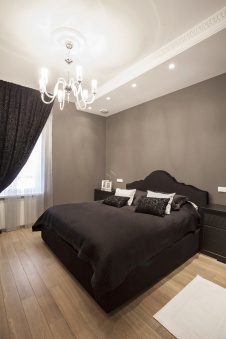 Фото интерьера спальни квартиры в стиле неоклассика