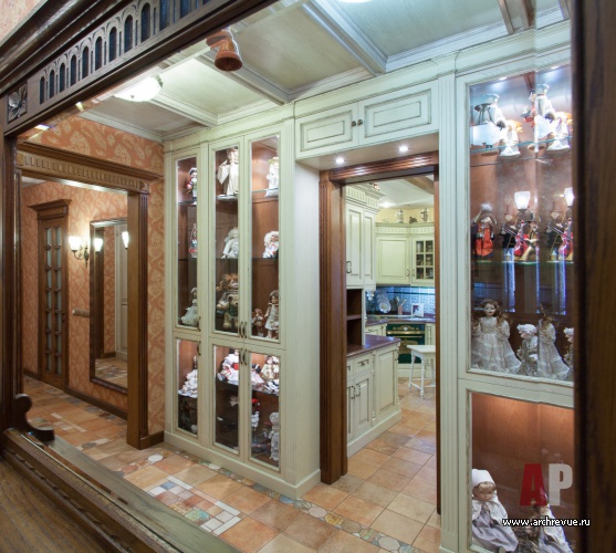 Фото интерьера входной зоны квартиры в английском стиле