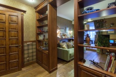 Фото интерьера кабинета квартиры в английском стиле