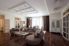 Фото интерьера гостиной квартиры в современном стиле