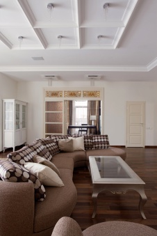 Фото интерьера зоны отдыха квартиры в современном стиле