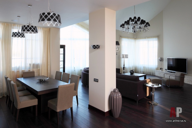 Фото интерьера гостиной дома в стиле минимализм