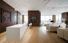 Фото интерьера кухни квартиры в современном стиле