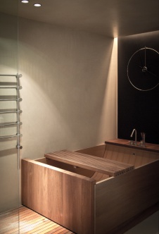 Фото интерьера ванной квартиры в стиле минимализм