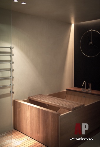 Фото интерьера ванной квартиры в стиле минимализм