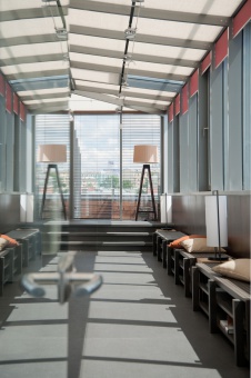 Фото интерьера террасы пентхауса в стиле минимализм