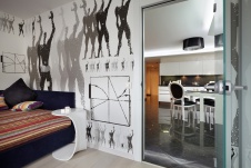 Фото интерьера детской небольшой квартиры в современном стиле