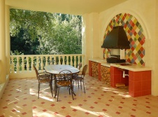 Фото интерьера веранды дома в английском стиле