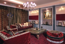 Фото интерьера гостиной квартиры в стиле классика