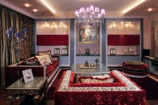 Фото интерьера зоны отдыха квартиры в стиле классика