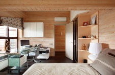 Фото интерьера кабинета небольшого дома в эко стиле