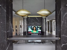 Фото интерьера гостиной дома в стиле ар-деко