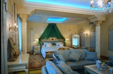 Фото интерьера спальни квартиры в стиле ар-деко