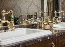 Фото интерьера санузла квартиры в стиле фьюжн