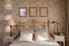 Фото интерьера спальни квартиры в стиле неоклассика