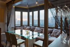 Фото интерьера столовой квартиры в современном стиле