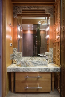 Фото интерьера санузла квартиры в современном стиле