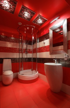 Фото интерьера санузла дома в неоклассическом стиле