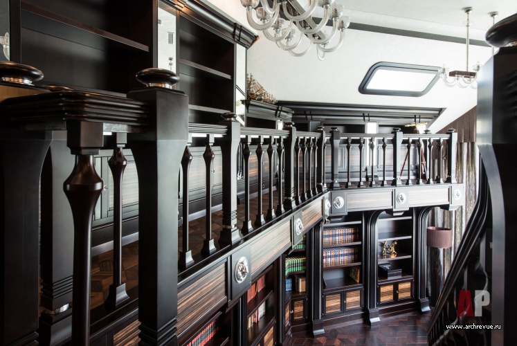 Фото интерьера балкона гостевого дома в стиле ар-деко