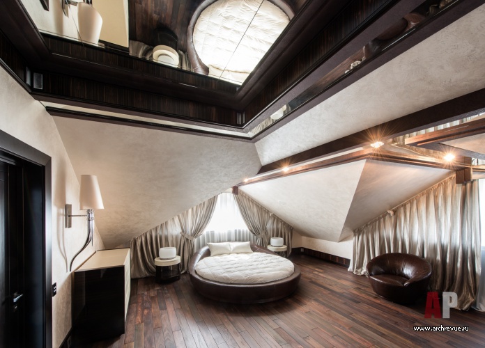 Фото интерьера спальни гостевого дома в стиле ар-деко