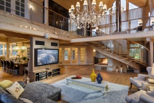 Фото интерьера гостиной дома в современном стиле