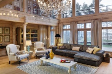 Фото интерьера гостиной дома в современном стиле