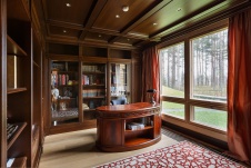 Фото интерьера кабинета дома в современном стиле