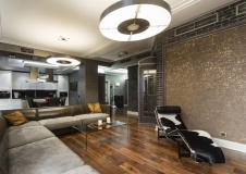 Фото интерьера зоны отдыха квартиры в современном стиле