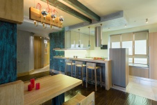 Фото интерьера кухни квартиры в стиле минимализм