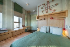 Фото интерьера спальни квартиры в стиле минимализм