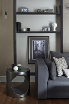 Фото интерьера гостиной небольшой квартиры в стиле фьюжн