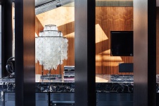 Фото интерьера гостиной квартиры в стиле ар-деко