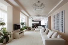 Фото интерьера зоны отдыха квартиры в современном стиле