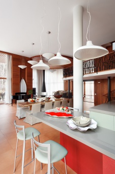 Фото интерьера гостиной дома в современном стиле