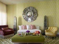 Фото интерьера зоны отдыха квартиры в стиле фьюжн