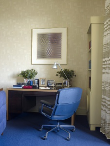 Фото интерьера кабинета квартиры в стиле фьюжн