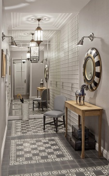 Фото интерьера входной зоны квартиры в стиле ар-деко