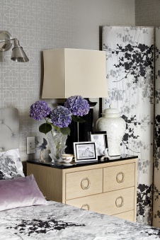 Фото интерьера спальни квартиры в стиле ар-деко