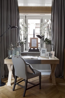 Фото интерьера спальни квартиры в стиле ар-деко